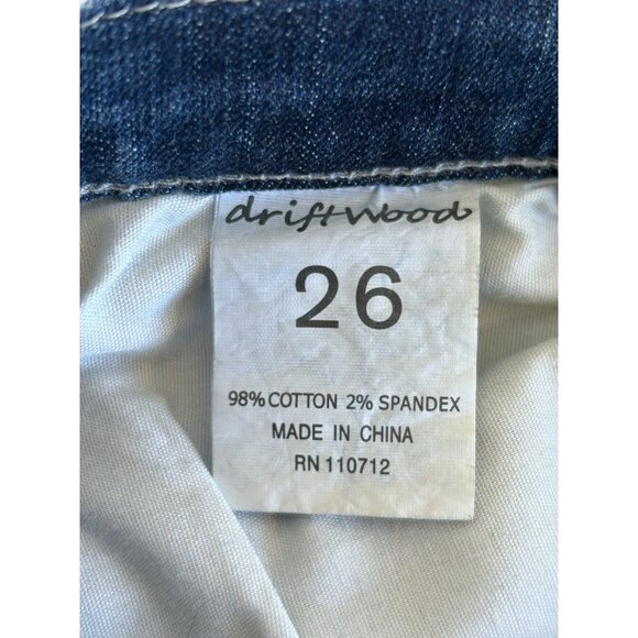 Driftwood Women's Marilyn Embroidered Stretch Skinny Jeans - Size 26 - Picture 6 of 7